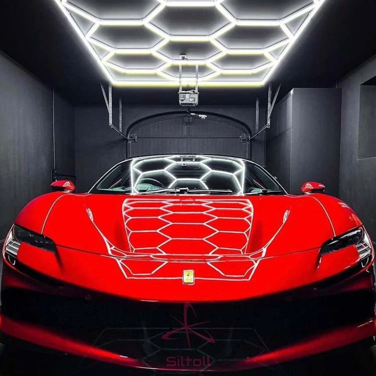 LED-hexagon-garage-lighting